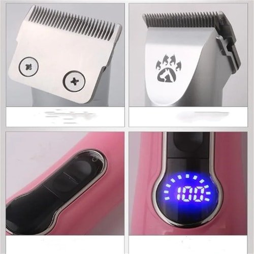 Professional Cordless Dog Grooming Clipper Heavy Duty Electric Pet - Imagen 4