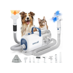 ONEISALL Aspiradora y Secadora para Perros 8 en 1 de 850 W