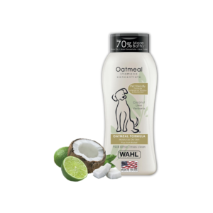 Wahl Shampoo de Avena Concentrado para Perros y Gatos 24 oz – Coco, Lima y Verbena